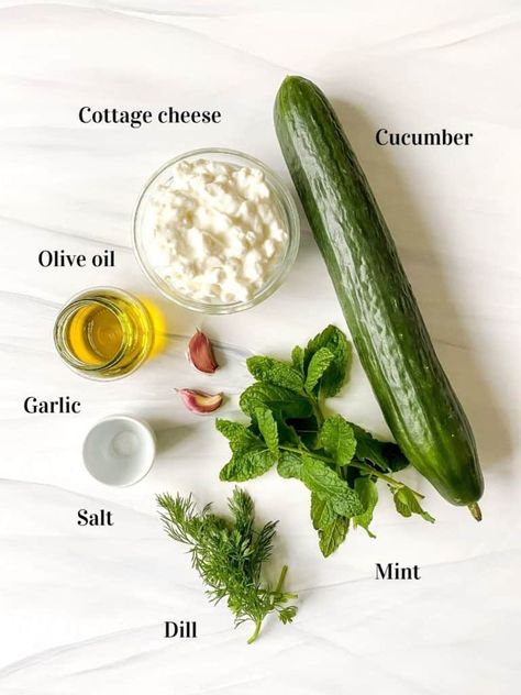 Cottage cheese tzatziki - Throughthefibrofog Cottage Cheese Dinner, Cottage Cheese Dips, Fibro Fog, Tzatziki Recipes, Chicken Rice Recipes, Low Histamine Diet, Cottage Cheese Recipes, Marinade Sauce, Tzatziki Sauce