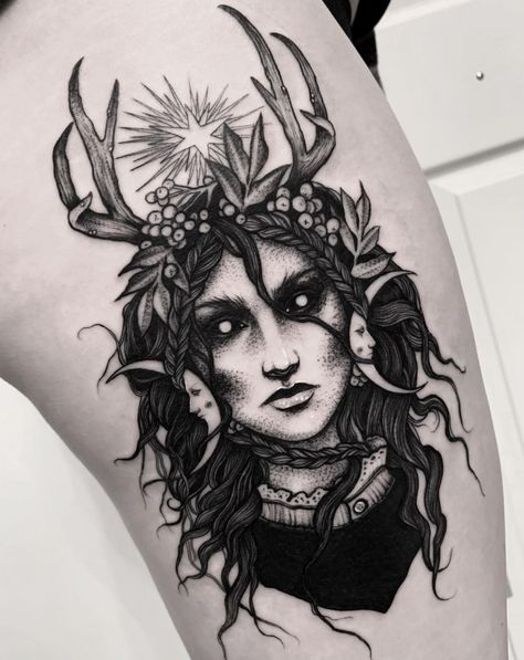 Wicca Tattoo, Black Sheep Tattoo, Victorian Witch, Today Tattoo, Sheep Tattoo, Taboo Tattoo, Demon Tattoo, Aries Tattoo, Witch Tattoo