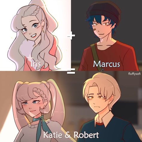 ♡♡♡ | Episodes: "No one has seen my real face" (Iris & Marcus) and "My Dad Have A Bank" (Katie & Robert). Msa Characters Couple, Msa Marcus, Marcus Msa, Iris Msa, My Animated Story, Msa Edit, Msa Character, Mom Characters, Msa Characters