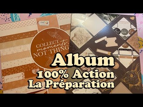 Scrapbooking 100 % action album photo, la préparation avec le bloc Collect moments notes Thing’s - YouTube Scrapbooking Action, Album Photo Scrapbooking, Collect Moments, Scrap Album, Scrapbooking Album, Photo Album Scrapbooking, Explosion Box, Album Photo, Scrapbook Albums