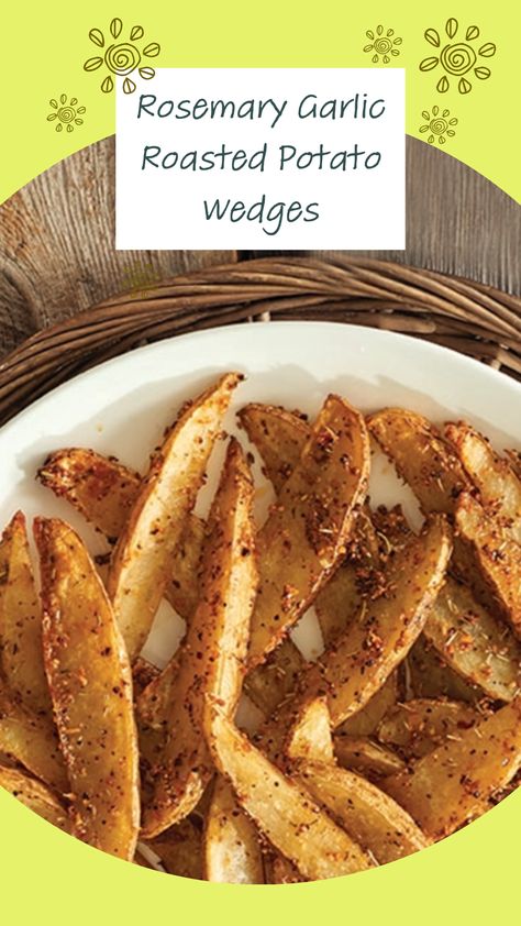 These Tone's® Rosemary Garlic Roasted Potato Wedges are a great accompaniment to any meal (especially steak or fish). They're baked rather than fried, and Tone's® Rosemary Garlic Seasoning gives them SO much flavor. No more boring baked potatoes at the dinner table! Healthy Potato Fries, Bacon Wrapped Potatoes, Roasted Potato Wedges, Garlic Roasted Potatoes, Healthy Potatoes, Roasted Potato, Garlic Seasoning, Rosemary Garlic, Real Kitchen