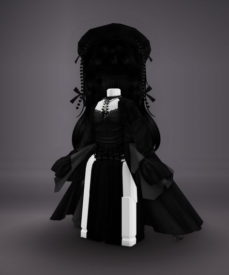 Ghostface Roblox Avatar, All Black Roblox Avatar, Boho Aesthetic Outfit, Goth Roblox Avatars, Human Muscle Anatomy, Avatar Cosplay, Roblox Ava, Roblox Emo Outfits, Vampire Clothes