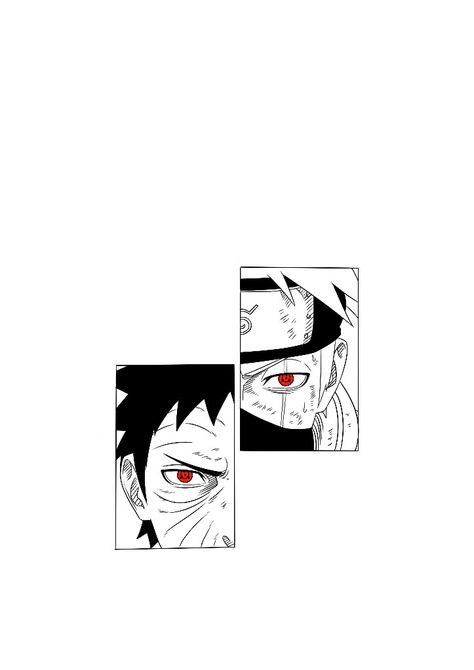 Kakashi Obito Tattoo, Kakashi And Obito Tattoo, Naruto Tattoo Sketch, Obito Tattoo Ideas, Obito Tattoo, Kakashi X Obito, Kakashi Manga, Kakashi Tattoo, Obito Kakashi