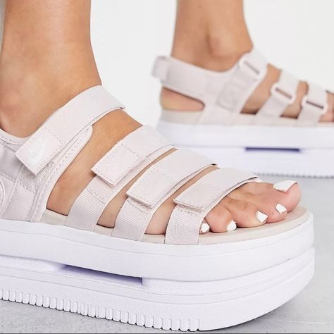 Nike Women’s Icon Classic Platform Sandals Nike Platform, Nike Sandals, S Icon, Platform Sandals, Open Toe, Nike Shoes, Nike Women, Womens Sandals, Shoes Sandals