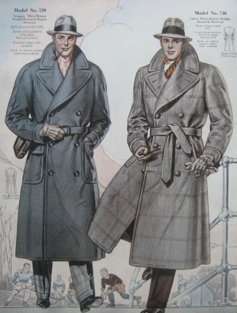 Male Art Men, Vampire Clothes, Polo Coat, Mens Overcoat, Mens Fashion Illustration, Art Of Manliness, Denim Projects, Mens Fashion Classic, Vintage Mens Fashion