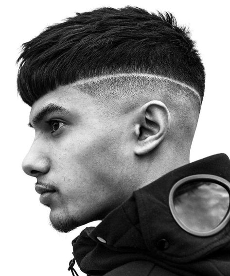 French Crop with High Fade Hairstyles For Teenage Guys, Fade Haircut Styles, Undercut Hair, Best Fade Haircuts, Teen Boy Haircut, Crop Haircut, Mens Fade, Cool Hairstyles For Men