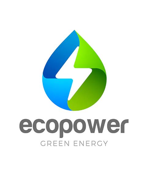 Eco Energy Logo, Clean Energy Logo, Renewable Energy Logo, Energy Company Logo, Green Energy Logo, Bamboo Logo, Energy Logo Design, Solar Logo, Transportation Logo