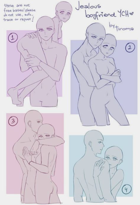 Jealous Boyfriend, Couple Poses Drawing, Istoria Artei, Drawing Body Poses, Couple Poses Reference, Ship Drawing, Body Reference Drawing, Body Pose Drawing, Figure Drawing Reference