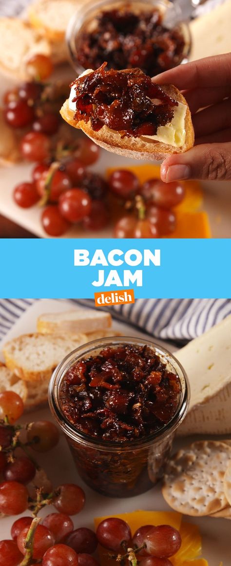 Bacon Jam Recipe, Jam Recipes Homemade, Bacon Appetizers, Bacon Jam, Jam And Jelly, How To Make Jam, Homemade Jam, Bacon Recipes, Jam Recipes