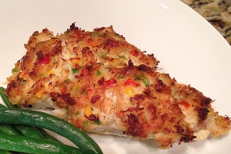 Grouper Fish Recipes, Baked Grouper, Grouper Recipes, Cooking Goals, Fish Eating, Beach Recipes, Crab Recipe, Florida Recipes, Grouper Fish