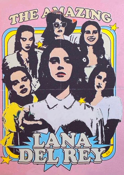 Lana Del Rey Art, Music Poster Ideas, Music Poster Design, Bd Comics, Collage Poster, Vintage Poster Art, Poster Retro, Band Posters, Room Posters