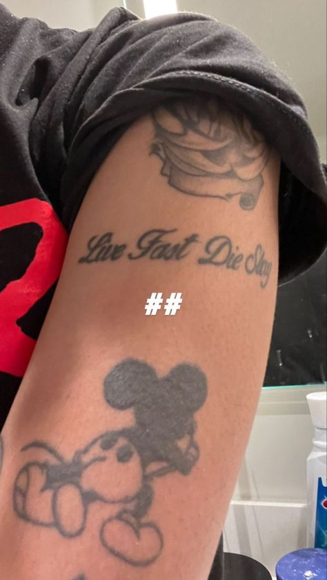 Kankan Tattoo, Twinuzis Tattoos, Chrome Hearts Neck Tattoo, Y2k Tattoo Ideas Men, Skull Tattoos Y2k, Evil Mickey Mouse Tattoo, Chrome Hearts Cross Tattoo, Mickey Mouse Tattoo Gangsta, 777 Tattoo