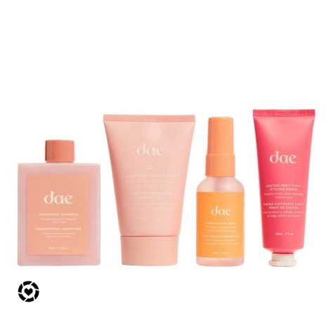 Shampoo And Conditioner Dae, Popular Hair Products, Dae Hair Products, Mini Shampoo And Conditioner, Dae Haircare Styling Cream, Travel Shampoo And Conditioner, Dae Styling Cream, Dae Shampoo, Shampoo Packaging