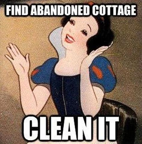 32 Examples of Funny Cartoon Logic ~ Snow White ~ Find Abandoned Cottage ~ Clean It Disney Memes Clean, Disney Buzzfeed, Loryn Brantz, Cartoon Logic, Jealousy Quotes, Funny Disney Memes, Funny Disney, Flynn Rider, Disney Memes