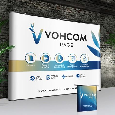 Advertising Booth Ideas, Tradeshow Backdrop Design, Medical Booth Design, Company Wall Design, Company Backdrop, Modern Exhibition Booth Design, Tradeshow Booth Backdrop, Event Backdrop Design, Exhibit Booth Design