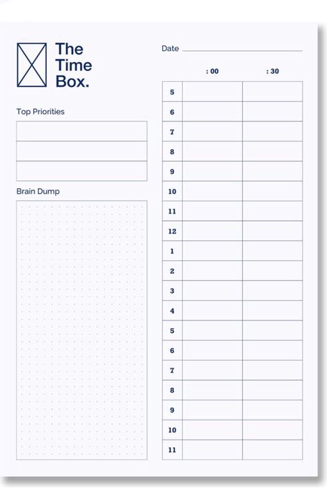 Arrives by Fri, May 12 Buy The Time Box Management Planner. Brain Dump Agenda Notebook - Personal Organizer Notepad for Work - 60 Sheets 7"X10" at Walmart.com Daily Time Management, Time Boxing, Time Blocking Planner, Time Management Planner, Menu Semanal, Rider Wallpaper, Time Planner, Ielts Writing, Journal Books