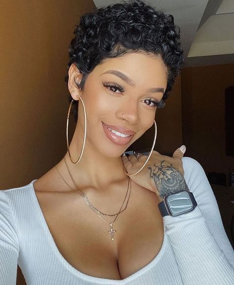 Natural Curly Wig, Short Pixie Wigs, Curly Pixie Cuts, Short Afro, Curly Pixie, Pelo Afro, Corte Pixie, Short Curly Wigs, Remy Human Hair Wigs