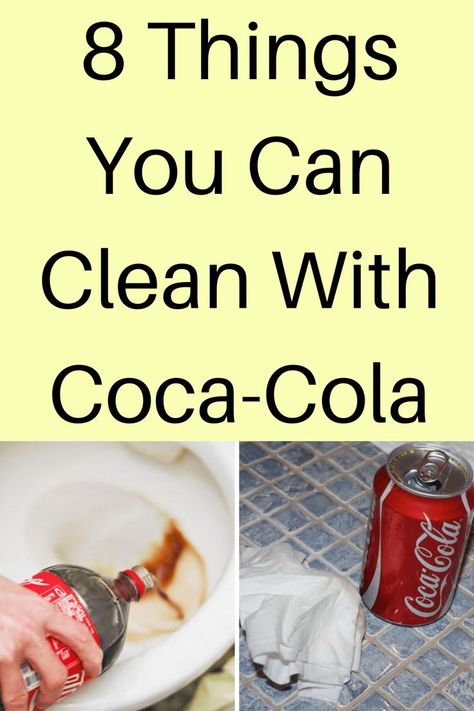 Cleaning With Coke, Coca Cola Can, Coke Cola, Coke Cans, Unusual Things, Me Clean, Cleaning Hacks, Coca Cola, Around The World