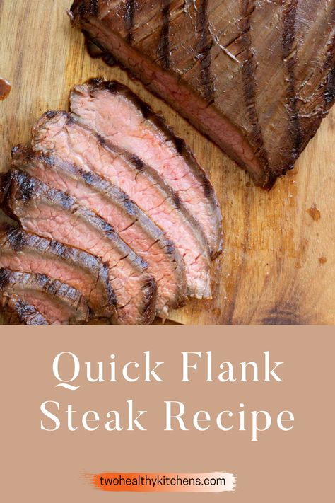 This ultra-simple, Quick Flank Steak recipe has been a family favorite for decades. You need just 2 ingredients … seriously, JUST 2! Yet it’s flavorful, tender and delicious, every single time! And if you’re not a grill master? No worries! It’s really easy, and I break down every step so you can get it exactly right, even if you’ve never grilled flank steak before in your life! Flank Steak Recipe, Marinade Flank Steak, Beef Flank Steak, Beef Flank, Flank Steak Recipes, Healthy Beef Recipes, Healthy Beef, Grilled Flank Steak, Steak Recipe