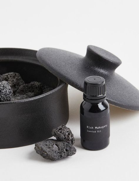 Diffuser Sticks, New Interior Design, Room Fragrances, H&m Home, Fragrance Diffuser, Interior Trend, Lava Stone, Ceramic Pot, Glazed Ceramic