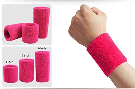 Wonzone 1 Pairs 4 inch Wrist Sweatband Sports Basketball Wristband  Sweatband Wrist Sweat bandBrace Rose -- Read more reviews of the product by visiting the link on the image.(This is an Amazon affiliate link and I receive a commission for the sales) Pink Lake, Sweat Band, Tennis Workout, Sport Tennis, Wrist Support, Sport Gym, Logo Pattern, Sports Basketball, Green Rose