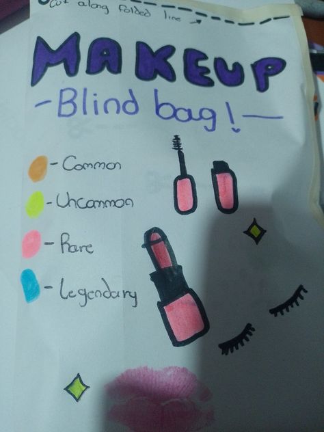 Blind bag idea, please give Credits when you do it.🌹🌹🌹✨✨😊 Homemade Blind Bag Ideas, Paper Blind Bags Ideas, Blind Bag Ideas Paper, Paper Blind Bag Ideas, Blindbag Ideas, Paper Blind Bags, Blind Bag Ideas, How To Make Blinds, Paper Blinds