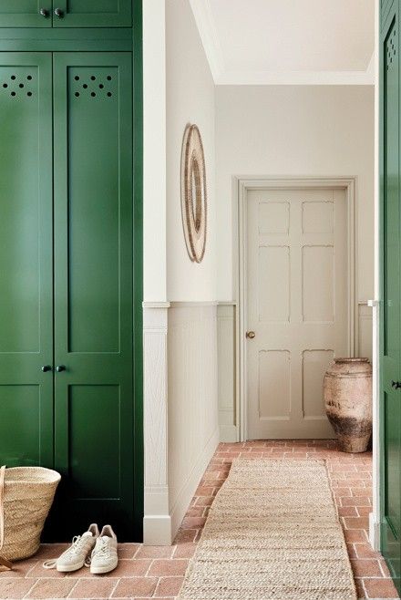 Dark Brunswick Green, Brunswick Green, Interior Paint Finishes, Farmhouse Mantle Decor, British Paints, Stone Paint, Paint Collection, Greige Paint Colors, Mad About The House