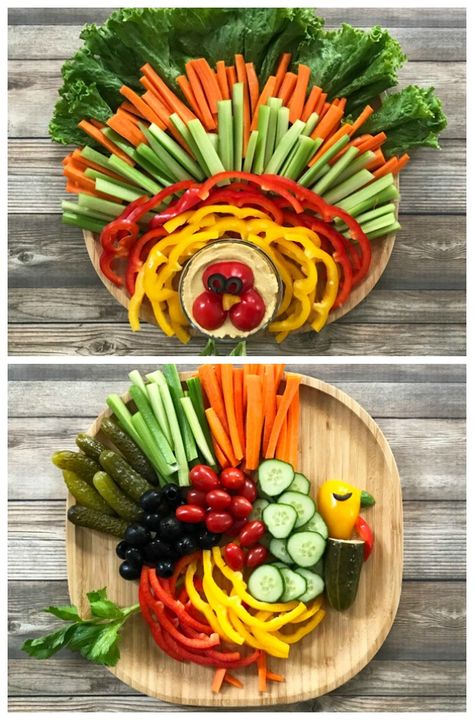 How to Make a Thanksgiving Turkey Veggie Tray Turkey Veggie Platter, Thanksgiving Veggie Tray, Turkey Veggie Tray, Thanksgiving Veggies, Veggie Platter, Thanksgiving Vegetables, Thanksgiving Snacks, Turkey Platter, Vegetable Tray