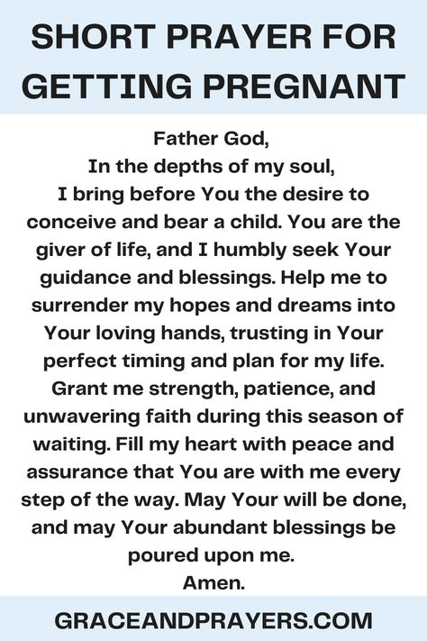 Seeking prayers for getting pregnant? Then we hope that these 8 hopeful prayers will give you strength during your journey toward motherhood! Click to read all prayers for getting pregnant. Prayers For Trying To Get Pregnant, Prayer For A Baby Pregnancy, Prayers To Become Pregnant, Prayer For Conceiving Baby, Prayers For Fertility Pregnancy, Prayers To Get Pregnant, Prayers For Getting Pregnant, Pregnancy Prayer Fertility, Prayer To Conceive Baby