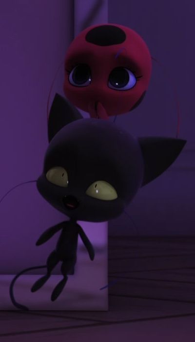 Tiki And Plagg Matching Pfp, Plagg And Tikki Miraculous, Miraculous Kwami Wallpaper, Tikki And Plagg Wallpaper, Miraculous Tikki And Plagg, Miraculous And Cat Noir, Miraculous Ladybug Tikki And Plagg, Tikki Wallpaper, Plagg And Tiki