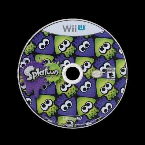 Nintendo Wii U, Packaging Material, Wii U, Splatoon, Nintendo Wii, Cover Art, Wii, Nintendo, Cd