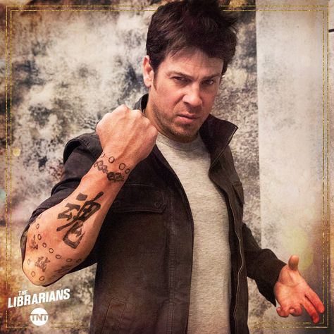 Jacob Stone Christian Kane Librarian Tattoo, Christian Kane The Librarians, Jacob Stone, Mysterious Tattoo, Secondhand Lions, The Librarians, Into The West, Christian Kane, Beautiful Blue Eyes