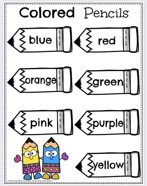 Color Review Preschool Worksheets, Colours Worksheet For Preschoolers, February Preschool Worksheets, Color Words Kindergarten, Colors Worksheet, Color Worksheets For Preschool, English Activities For Kids, Toddler Homeschool, Free Preschool Worksheets