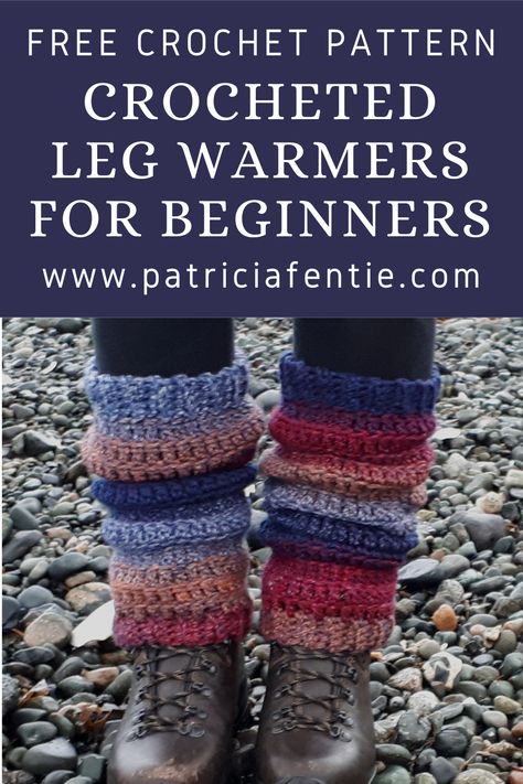 Learn how to crochet leg warmers for beginners. This easy pattern comes with both a video tutorial and a written pattern. The leg warmers would make a perfect gift or item to sell at craft fairs because they crochet up very quickly. Check it out! Crochet Leg Warmers For Beginners, Crochet Leg Warmers Free Pattern, Legwarmers Crochet, Leg Warmers Crochet Pattern, Leg Warmers Pattern, Mom Crafts, Diy Mom, Crochet Boot Cuffs, Knitted Leg Warmers