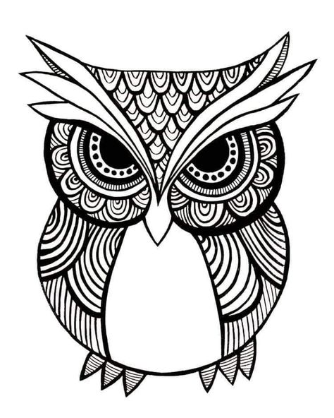 Modele Zentangle, Zentangle Animals, Owl Art Print, Owl Artwork, Boho Art Drawings, Zen Doodle Art, Mandalas Painting, Doodle Art Drawing, Owls Drawing