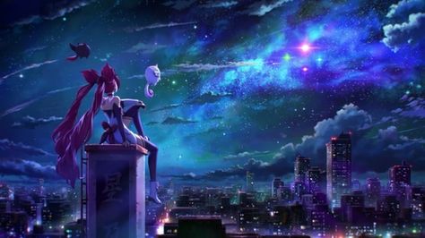 league of legends, jinx, and star guardian image Star Guardian Wallpaper, Star Guardian Skins, Star Guardian Jinx, Lol Jinx, 컴퓨터 배경화면, Star Guardian, Jinx League Of Legends, Riot Games, Lol League Of Legends