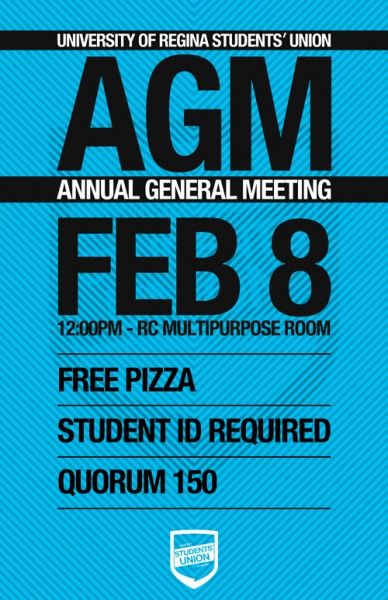 AGM poster - offering free food is always good :) Agm Poster, University Of Regina, Multipurpose Room, Graphics Design, Free Food, Poster Design, Keep Calm Artwork, Graphic Design, Quick Saves