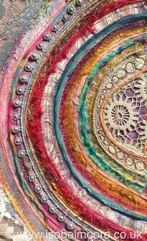 Art Fibres Textiles, Creative Textiles, Fabric Journals, Textile Fiber Art, Thread Painting, Textile Crafts, Stitching Art, Art Textile, Embroidery Inspiration