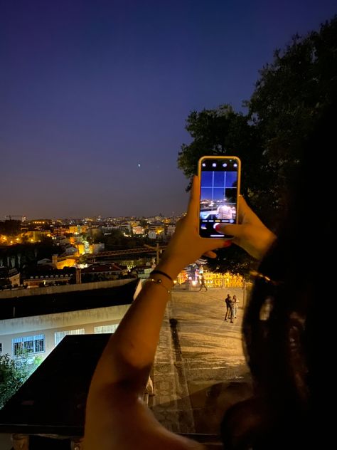 #lisbon #portugal #travel #nightlife #view #rooftopview Lisbon Rooftop, Lisbon Nightlife, Lisbon Portugal Travel, Rooftop View, Winter Arc, Portugal Travel, Lisbon Portugal, Travel Aesthetic, School Projects