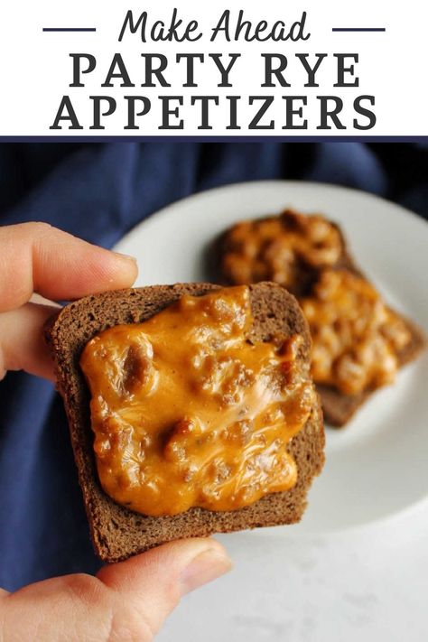 Mini Pizza Appetizers, Rye Bread Sandwiches, Party Bread, Frozen Dinner Rolls, Pizza Appetizers, Pizza Snacks, Delicious Appetizer Recipes, Beef Casserole Recipes, Bread Appetizers