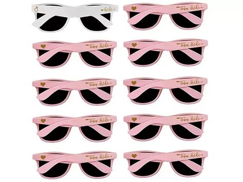 amazon white and light pink bride and team bride bachelorette party sunglasses Bridal Party Sunglasses, Sunglasses Bride, Wedding Favors Sunglasses, Sunglasses Wedding, Bride Sunglasses, Bachelorette Sunglasses, Bachelorette Party Sunglasses, Gold Bachelorette, Bachelorette Party Cups