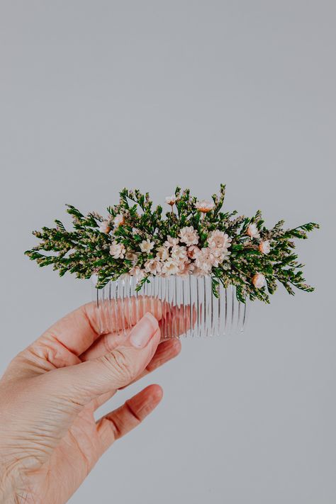 Boho Wedding Hair Accessories, Boho Wedding Hair, Romantic Garden Wedding, Floral Hair Combs, Rustic Bridal, Bridal Comb, Flower Hair Clip, Romantic Garden, Bridal Headpiece