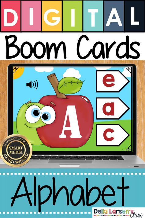 Boom Cards Kindergarten, Activity For Kindergarten, Word Work Stations, Fun Alphabet, Alphabet Activity, Powerpoint Games, Kindergarten Readiness, Beginning Readers, Alphabet Matching