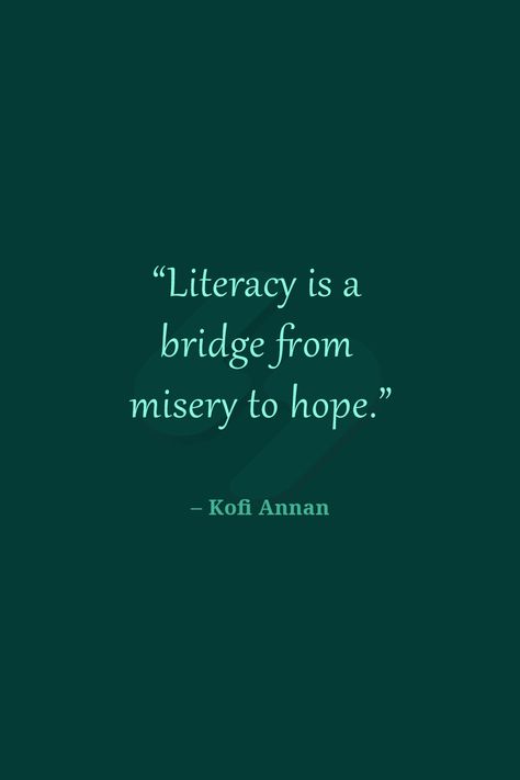 Literacy is a bridge from misery to hope. #education #inspiring #educationquotes #quoteoftheday #quote #quotations #upsc #sumonsen #motivationalquote Literacy Quotes Inspiration, Literacy Quotes, Quotes Education, A Bridge, Education Quotes, Attitude Quotes, Words Quotes, Quote Of The Day, Literacy