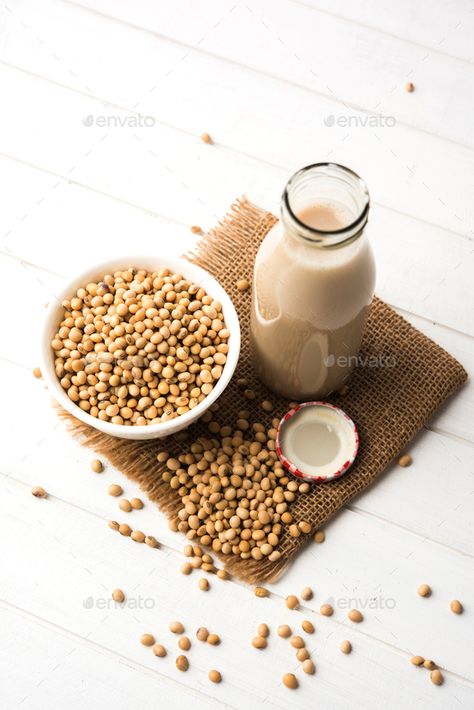 Soy Milk by stockimagefactory. Soya OR Soy milk made by soaking and grinding soybeans, it¡¯s a healthy drink #Sponsored #Soya, #milk, #stockimagefactory, #Soy Milk Store, Soya Milk, Textures Art, Healthy Drink, Soy Milk, Menu Design, Business Flyer, Healthy Drinks, Nutrition