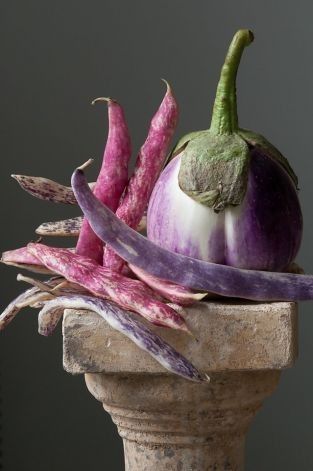 Purple Beans, Vegetables Photography, Fruit Photography, Still Life Photos, Sustainable Agriculture, Red Beans, Purple And Green, Fruit And Veg, Beautiful Food