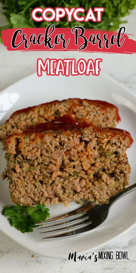 Ann Landers Meatloaf, Copycat Cracker Barrel Meatloaf, Meatloaf Patties, Cracker Barrel Meatloaf Recipe, The Best Meatloaf Recipe, Best Meatloaf Recipe, Cracker Barrel Meatloaf, Copycat Cracker Barrel, The Best Meatloaf