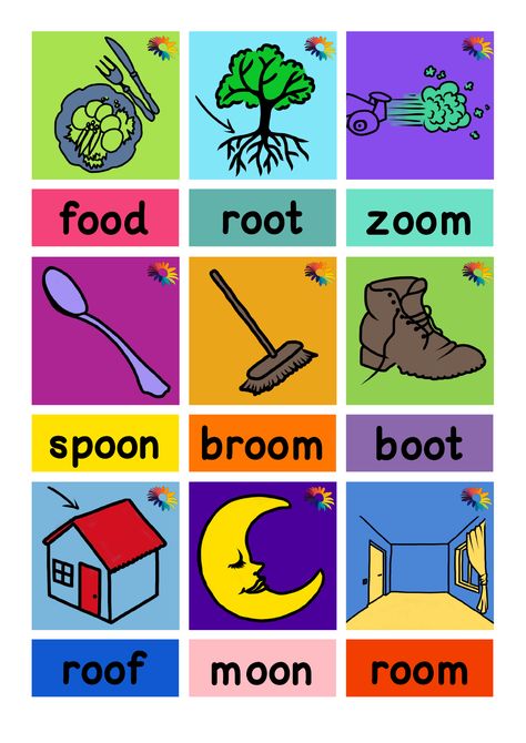 Oo Words Oo Words Phonics, Oo Sound, Oo Words, Bee Crafts For Kids, Kids Milestones, 3 Letter Words, O Words, Phonics Rules, Long Vowel