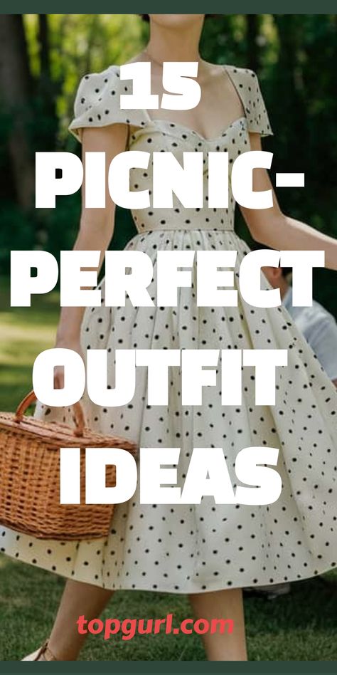 15 Picnic-Perfect Outfit Ideas to Elevate Your Al Fresco Style . Picnic Dresses Outfits, Picnic Style Outfit, Outfit Ideas For Picnic, Outdoor Picnic Outfit Summer, Picnic Outfits Aesthetic, Outfit Para Picnic, Company Picnic Outfit, Outfits Para Picnic, Picnic Dress Ideas