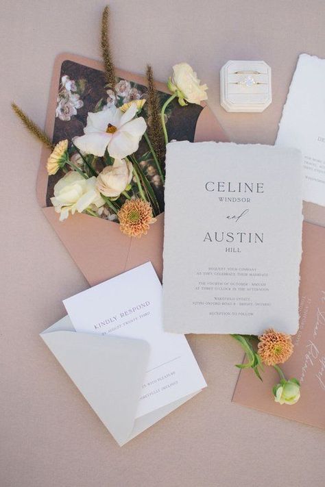 Custom wedding stationery suite on linen paper by Paper Palette | Captured by UGO Photography. Sail cloth tented wedding inspiration, flat lay wedding inspiration, custom wedding stationery suite, whimsical and fine art wedding stationery suit, wedding flat lay photos, flay lay detail photo, linen torn edge paper on stationery suite, outdoor wedding inspiration, wedding flat lay captured, fall seasonal blooms on flat lay photo, wedding morning of photo inspiration, new world wedding inspiration Wedding Stationery Photography, Wedding Invite Flat Lay, Invitation Suite Flat Lay, Torn Edge Paper, Countryside Estate, Flower Centrepieces, Wedding Business Ideas, Wedding Flat Lay, Sail Cloth